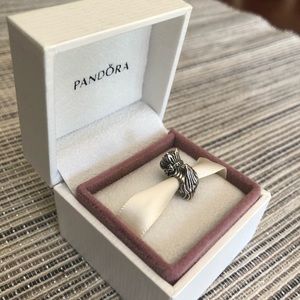 Pandora Retired Scottie Dog Charm w/ Box